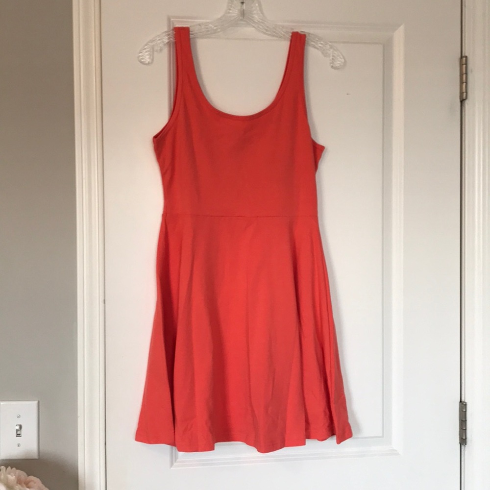 NWT - Express coral skater dress size Medium